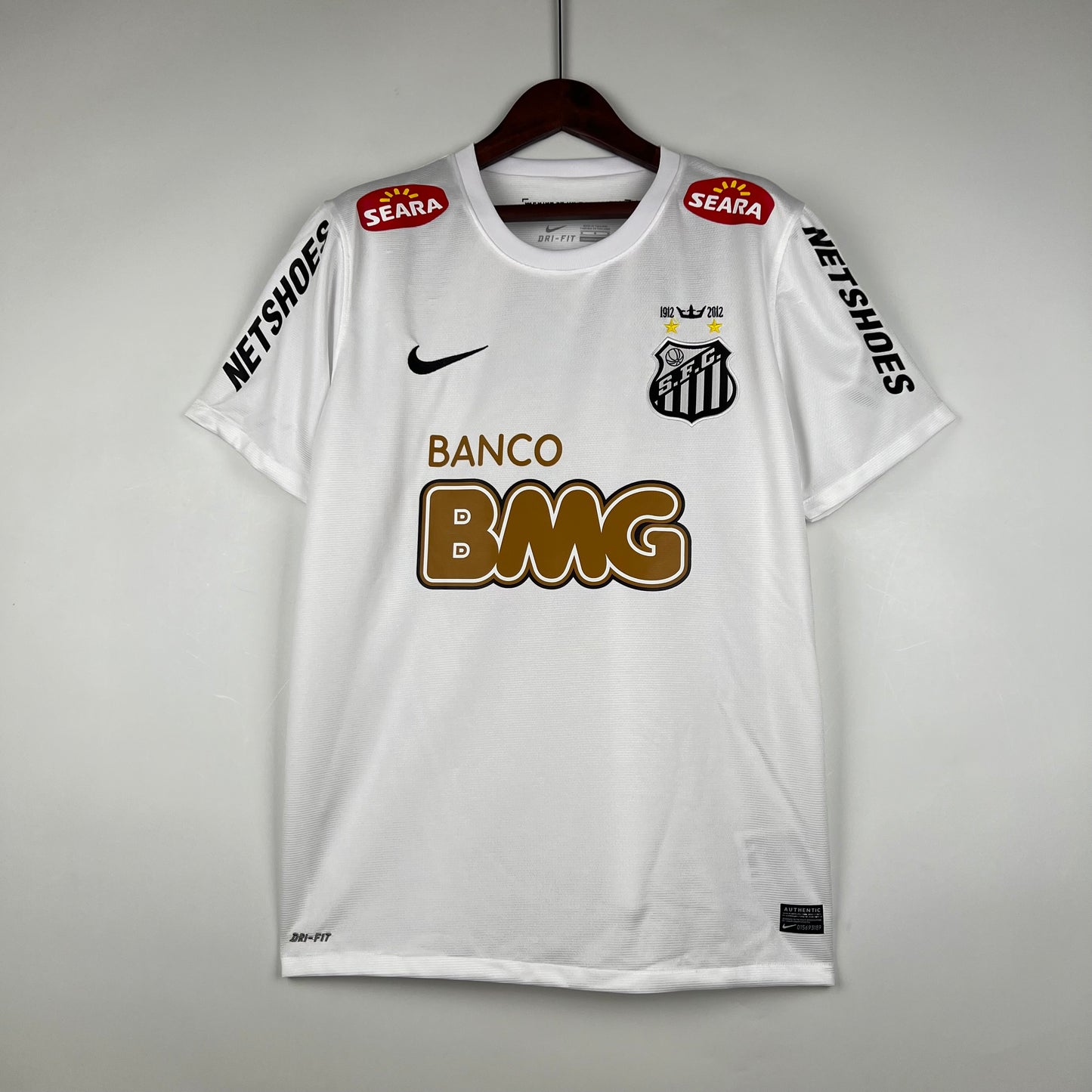 12/13 Santos Home White Jersey Retro