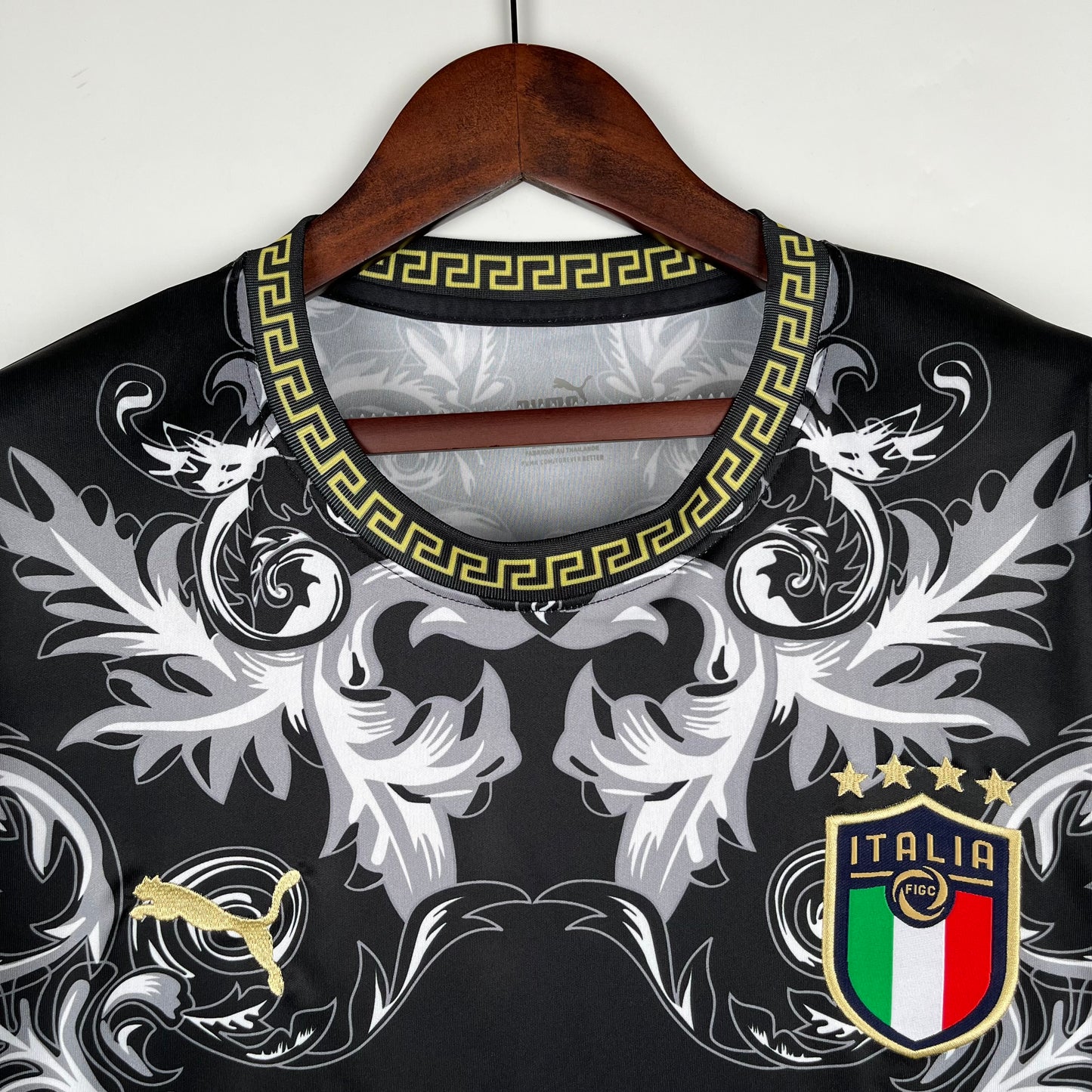 23/24 Italy 'VERSACE' Black LIMITED EDITION Jersey