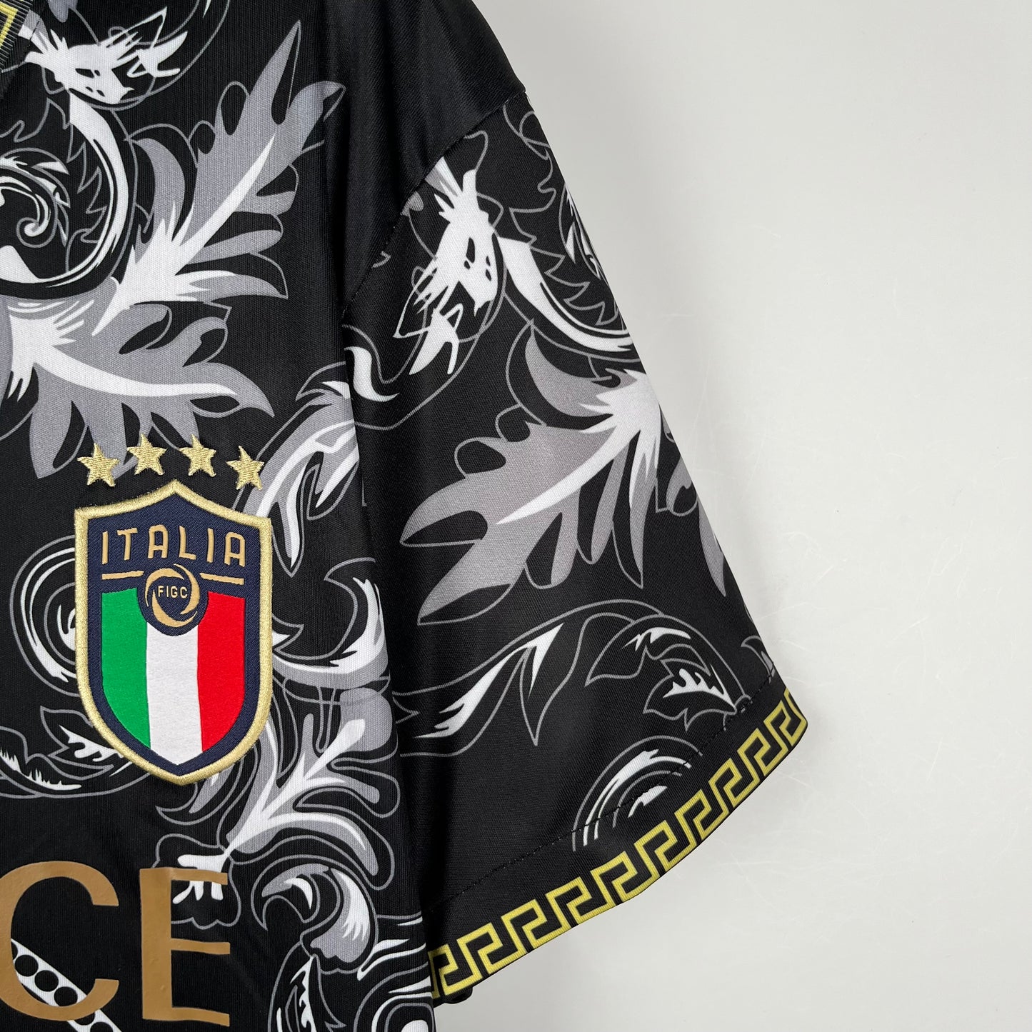 23/24 Italy 'VERSACE' Black LIMITED EDITION Jersey