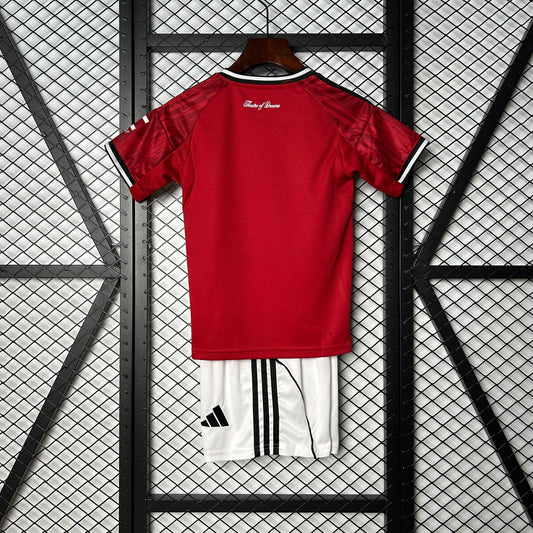 25/26 Manchester United Home Kit Kids Size