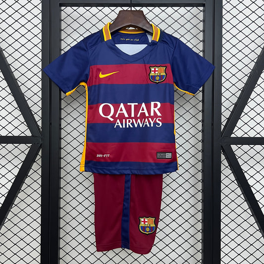 15/16 Barcelona Home Retro Kit Kids Size